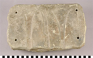 Thumbnail of Plaster Cast Reproduction of Bronze Celt Mold (1984.06.0003)