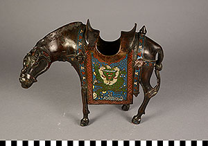 Thumbnail of Sage on Horse Back Incense Burner  (1985.17.0002A)