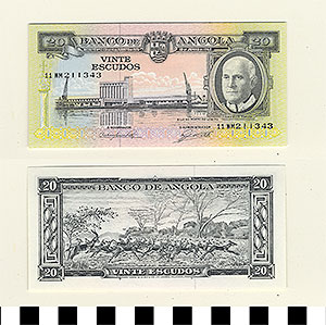 Thumbnail of Bank Note: Angola, 20 Escudos (1992.23.0015)