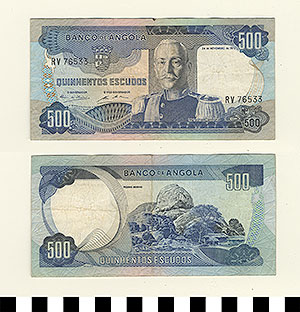 Thumbnail of Bank Note: Angola, 500 Escudos (1992.23.0017)
