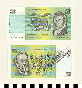 Thumbnail of Bank Note: Australia, 2 Dollars (1992.23.0078)