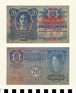 Thumbnail of Bank Note: Austria, 20 Kronen (1992.23.0080)