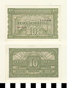 Thumbnail of Bank Note: Austria, 10 Schilling (1992.23.0088)