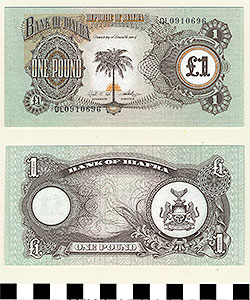 Thumbnail of Bank Note: Republic of Biafra, 1 Pound (1992.23.0123)