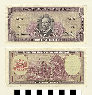 Thumbnail of Bank Note: Chile, 1 Escudo (1992.23.0227)