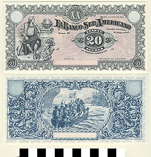 Thumbnail of Bank Note: Ecuador, 20 Sucres (1992.23.0417)