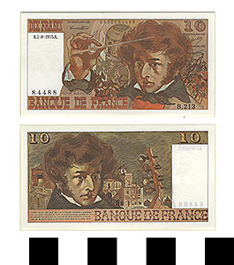 Thumbnail of Bank Note: France, 10 Francs (1992.23.0495)