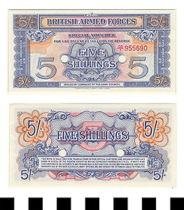 Thumbnail of Bank Note: England, 5 Shillings (1992.23.0630)