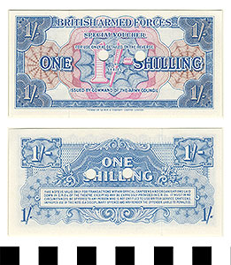 Thumbnail of Bank Note: England, 1 Shilling (1992.23.0632)
