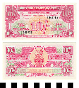 Thumbnail of Bank Note: England, 10 Shillings (1992.23.0633)