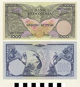 Thumbnail of Bank Note: Republic of Indonesia, 1000 Rupiah (1992.23.0802)