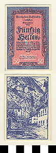 Thumbnail of Liechtenstein Bank Note: 50 Heller (1992.23.0985C)