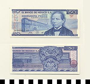 Thumbnail of Bank Note: Mexico, 50 Pesos (1992.23.1038)