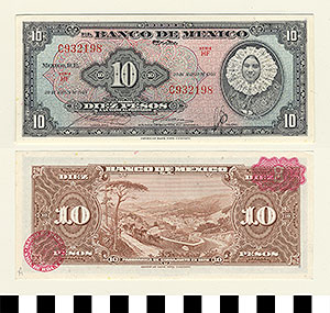 Thumbnail of Bank Note: Mexico, 10 Pesos (1992.23.1078A)