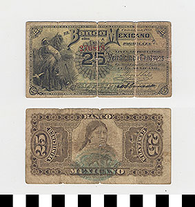 Thumbnail of Bank Note: Mexico, 25 Centavos (1992.23.1133)
