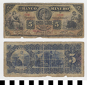 Thumbnail of Bank Note: Mexico, 5 Pesos (1992.23.1134)