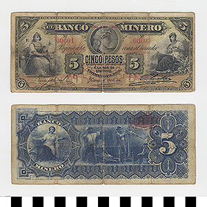 Thumbnail of Bank Note: Mexico, 5 Pesos (1992.23.1135)