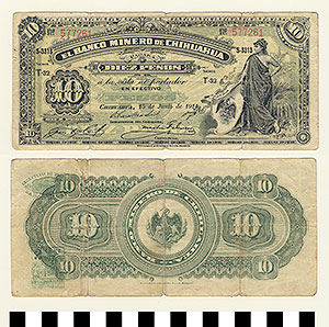 Thumbnail of Bank Note: Mexico, 10 Pesos (1992.23.1156)