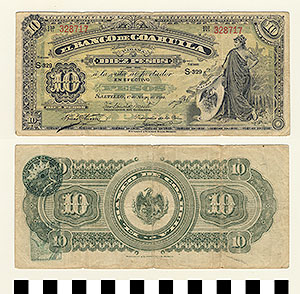Thumbnail of Bank Note: Mexico, 10 Pesos (1992.23.1158)