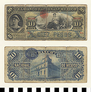 Thumbnail of Bank Note: Mexico, 10 Pesos (1992.23.1184)