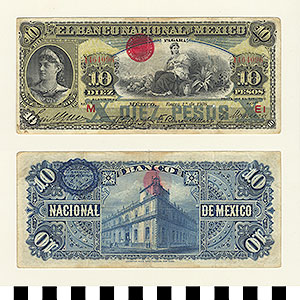 Thumbnail of Bank Note: Mexico, 10 Pesos (1992.23.1189)