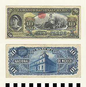 Thumbnail of Bank Note: Mexico, 10 Pesos (1992.23.1190)