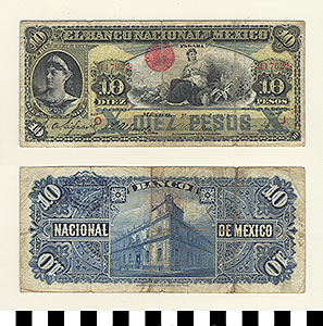 Thumbnail of Bank Note: Mexico, 10 Pesos (1992.23.1193)