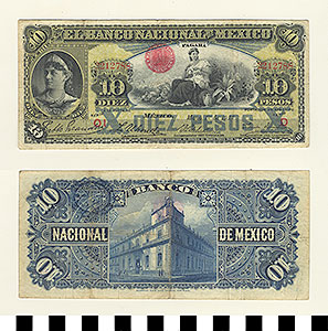 Thumbnail of Bank Note: Mexico, 10 Pesos (1992.23.1194)