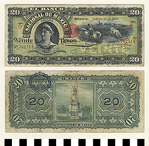 Thumbnail of Bank Note: Mexico, 20 Pesos (1992.23.1209)