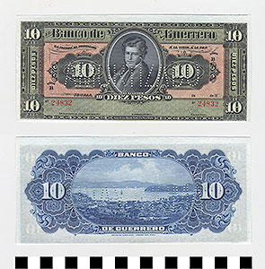 Thumbnail of Bank Note: Mexico, 10 Pesos (1992.23.1224)