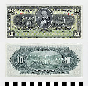 Thumbnail of Bank Note: Mexico, 10 Pesos (1992.23.1229)