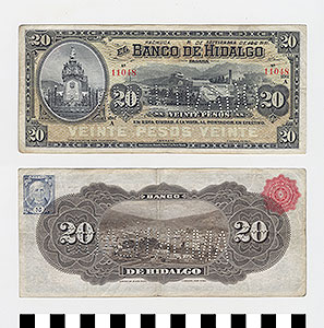 Thumbnail of Bank Note: Mexico, 20 Pesos (1992.23.1230)