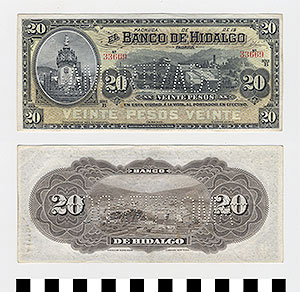 Thumbnail of Bank Note: Mexico, 20 Pesos (1992.23.1231)
