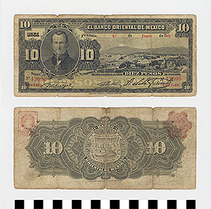 Thumbnail of Bank Note: Mexico, 10 Pesos (1992.23.1239)
