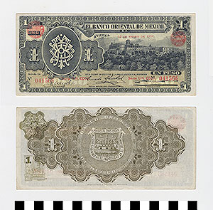 Thumbnail of Bank Note: Mexico, 1 Peso (1992.23.1245)