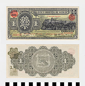 Thumbnail of Bank Note: Mexico, 1 Peso (1992.23.1246)