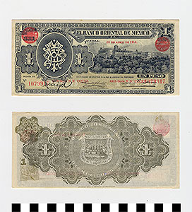 Thumbnail of Bank Note: Mexico, 1 Peso (1992.23.1247)