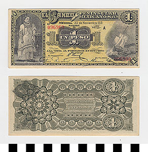 Thumbnail of Bank Note: Mexico, 1 Peso (1992.23.1266)