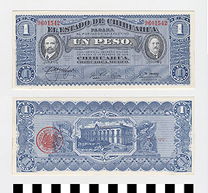 Thumbnail of Bank Note: Mexico, 1 Peso (1992.23.1285)