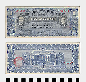 Thumbnail of Bank Note: Mexico, 1 Peso  (1992.23.1286)