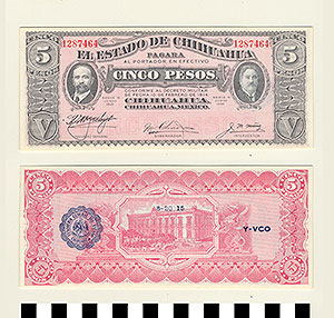 Thumbnail of Bank Note: Mexico, 5 Pesos (1992.23.1296)