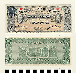 Thumbnail of Bank Note: Mexico, 10 Pesos (1992.23.1298)