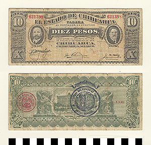 Thumbnail of Bank Note: Mexico, 10 Pesos (1992.23.1299)