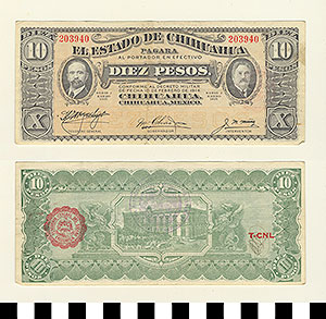 Thumbnail of Bank Note: Mexico, 10 Pesos (1992.23.1302)