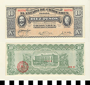 Thumbnail of Bank Note: Mexico, 10 Pesos (1992.23.1306)