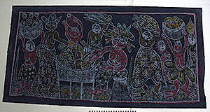 Thumbnail of Batik Hanging: Market Woman (1993.18.0055)