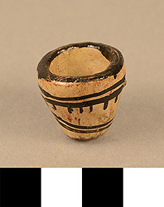 Thumbnail of Drinking Bowl for Standing Female Dancer Figure  (2008.12.0003B)