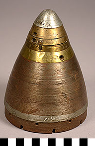 Thumbnail of Artillery Shell Fragment: Tip (1900.83.0023A)