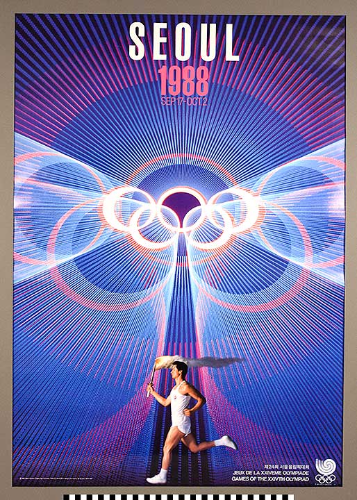 Thumbnail of Commemorative Olympic Poster:  "Seoul 1988" (1901.14.0027)