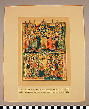 Thumbnail of Framed Folio:  The Ascension and Descent of the Holy Spirit (1912.08.0003)